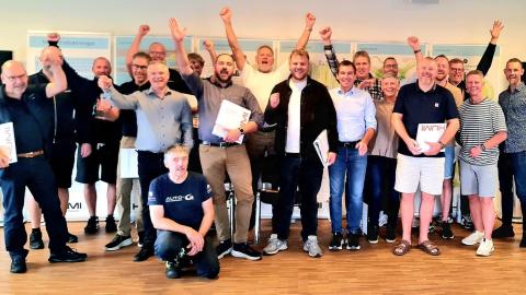 Hold 1 på HUMI Mesterkursus udviklet i samarbejde med Dansk Bilbrancheråd.